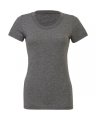 Dames T-shirt Triblend Crew Neck Bella 8413 Grey Triblend